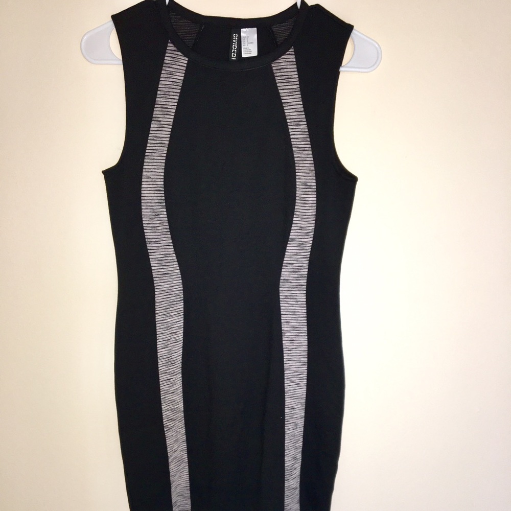 H&M Divided Black and Grey Dress